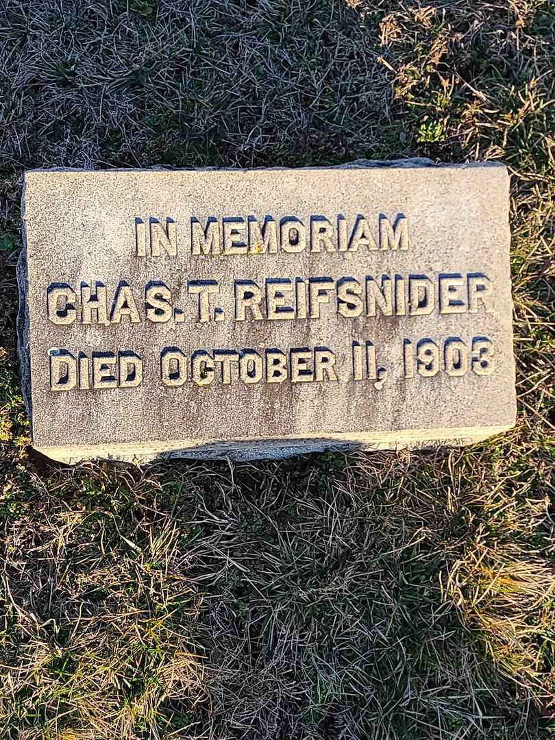 Chas. T. Reifsnider's grave. Photo 3