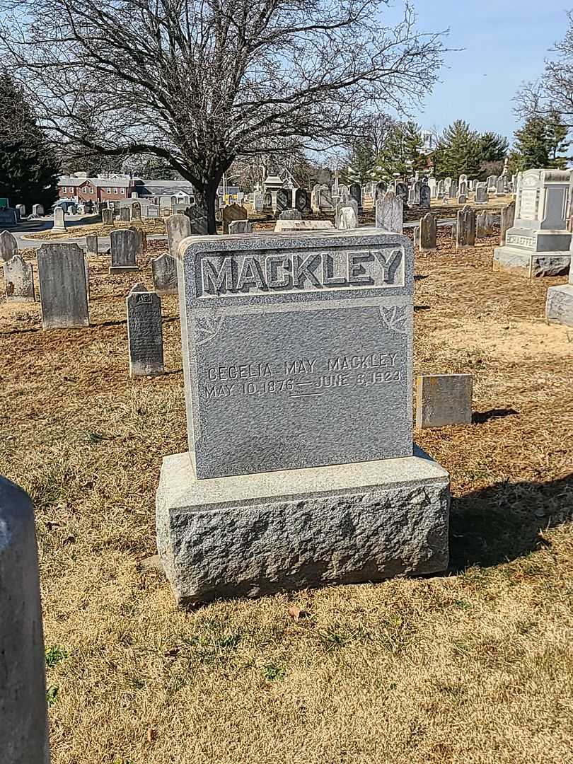 Cecelia May MacKley's grave. Photo 2