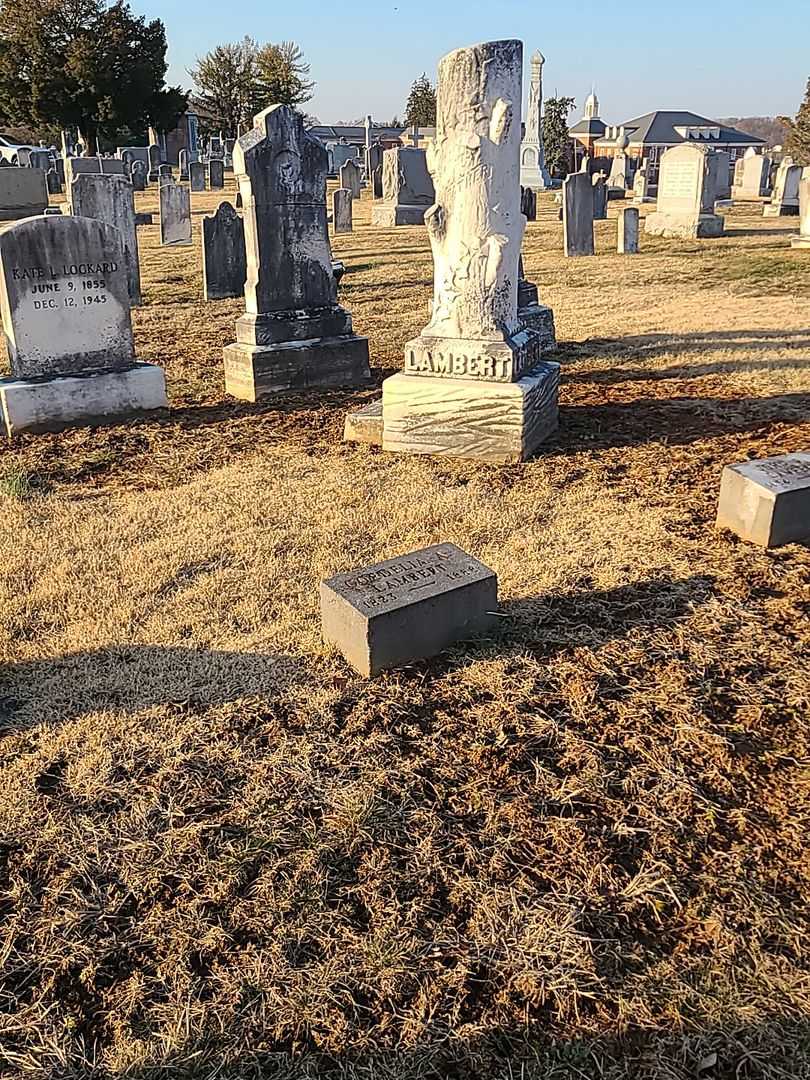 Cordelia A. Lambert's grave. Photo 2