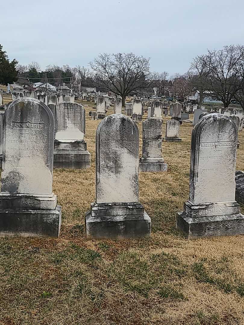 Margaret Shaffer Crouse's grave. Photo 2