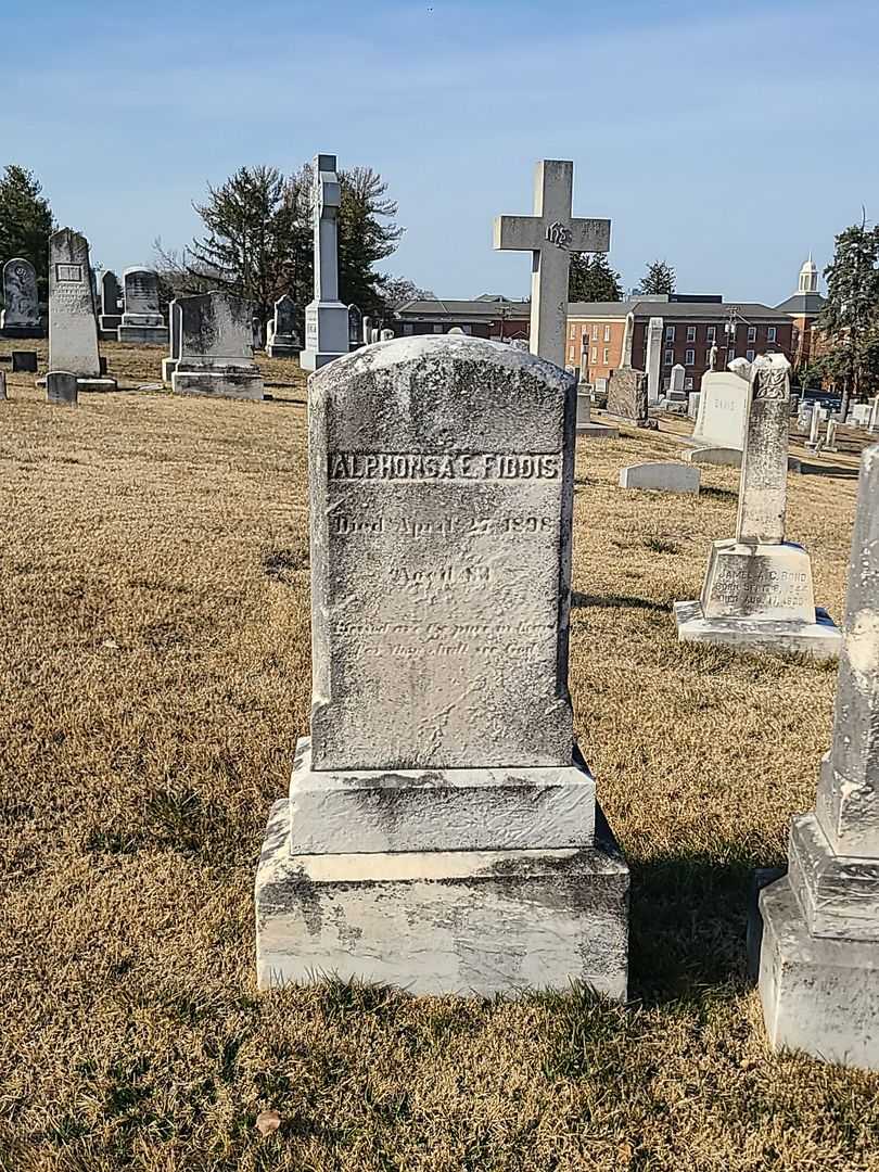 Alphonsa E. Fiddis's grave. Photo 2