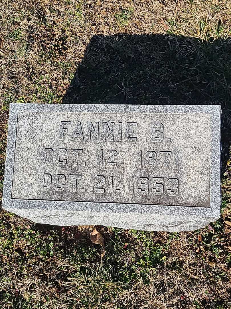 Fannie B. Davis's grave. Photo 3