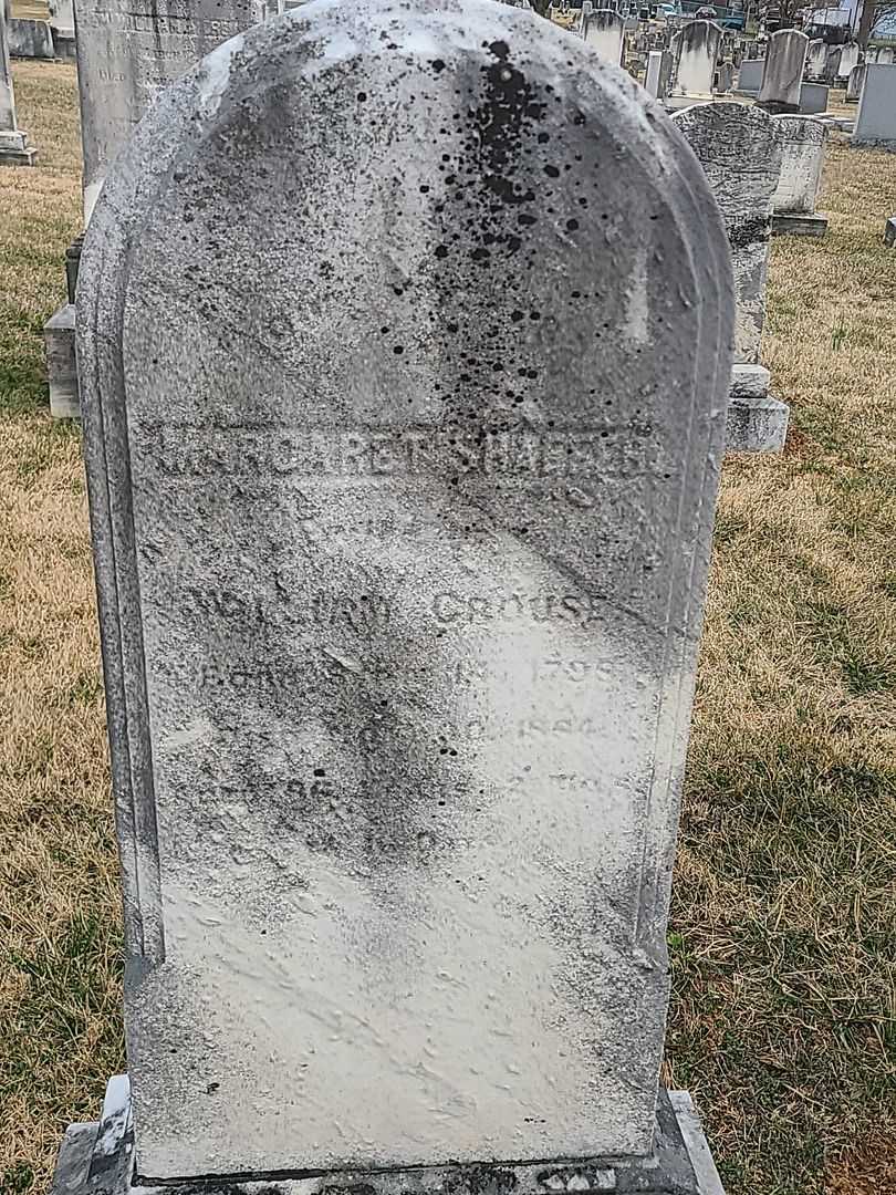 Margaret Shaffer Crouse's grave. Photo 3