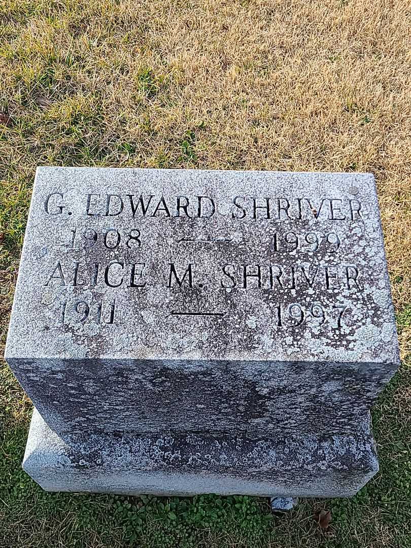 Alice M. Shriver's grave. Photo 3