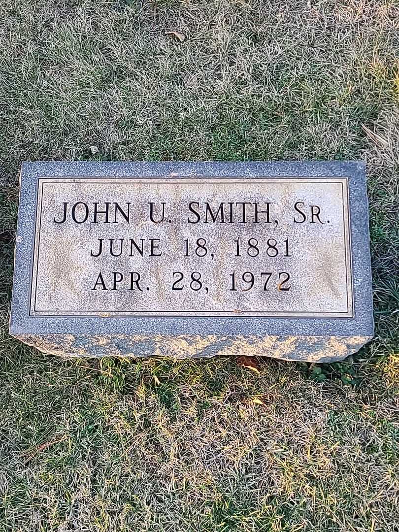 John U. Smith Senior's grave. Photo 3
