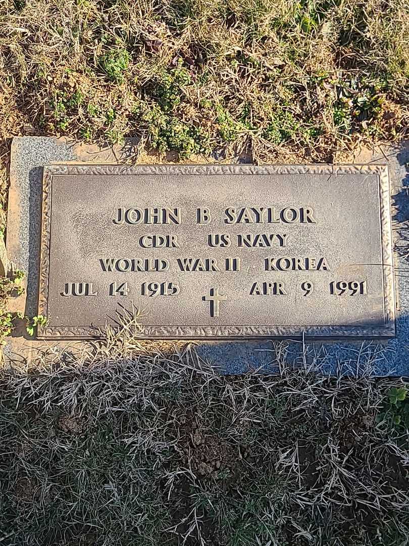 John B. Saylor's grave. Photo 3