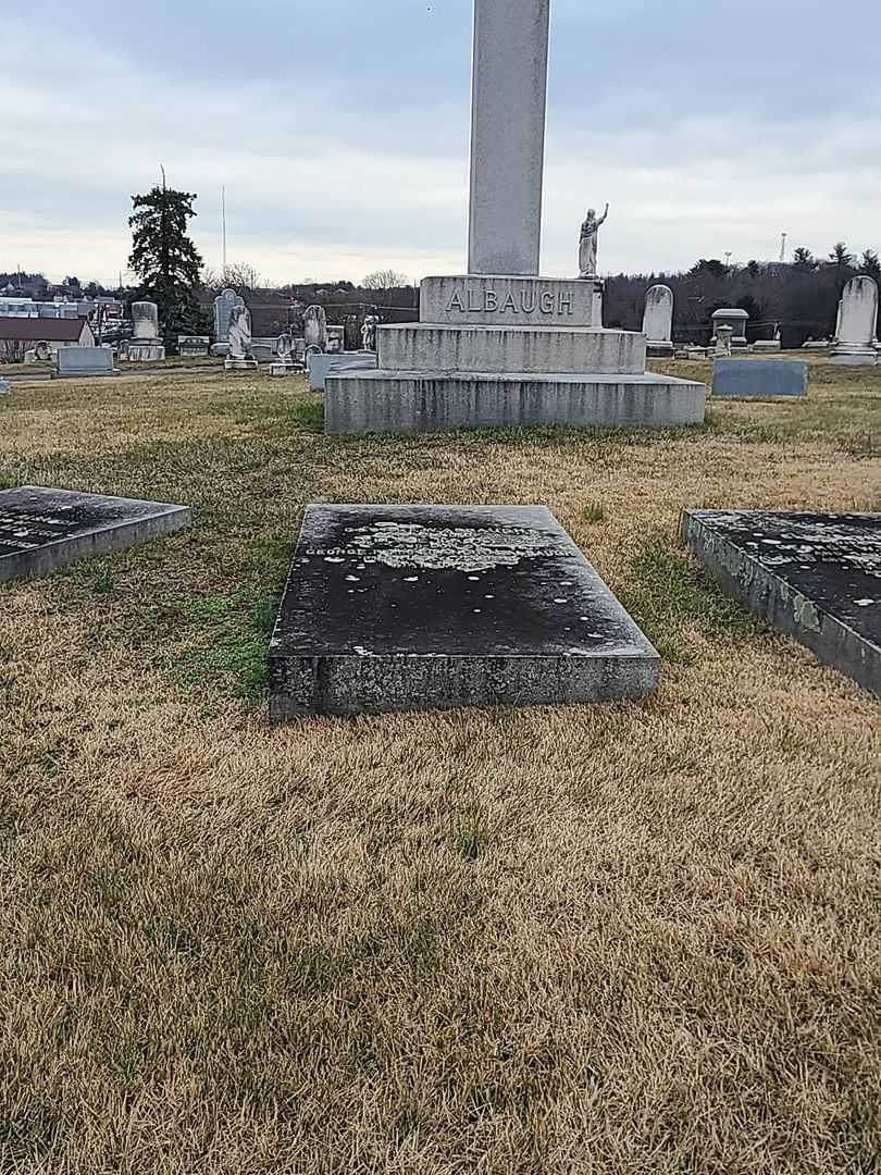 George W. Albaugh's grave. Photo 2