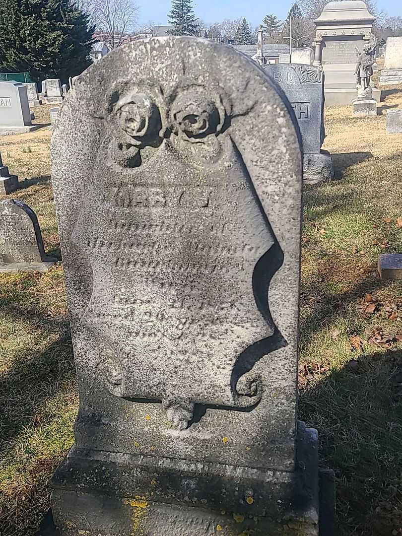 Mary V. Baughman's grave. Photo 3