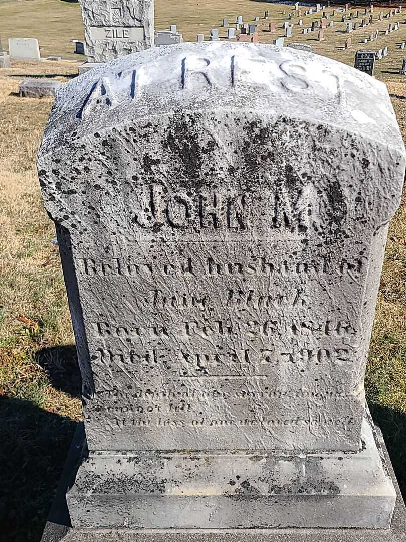 John M. Black's grave. Photo 3