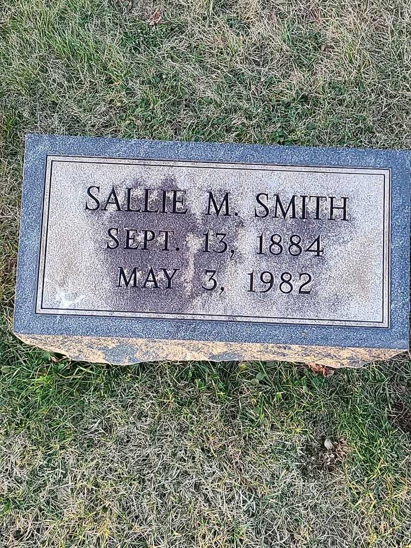 Sallie M. Smith's grave. Photo 3