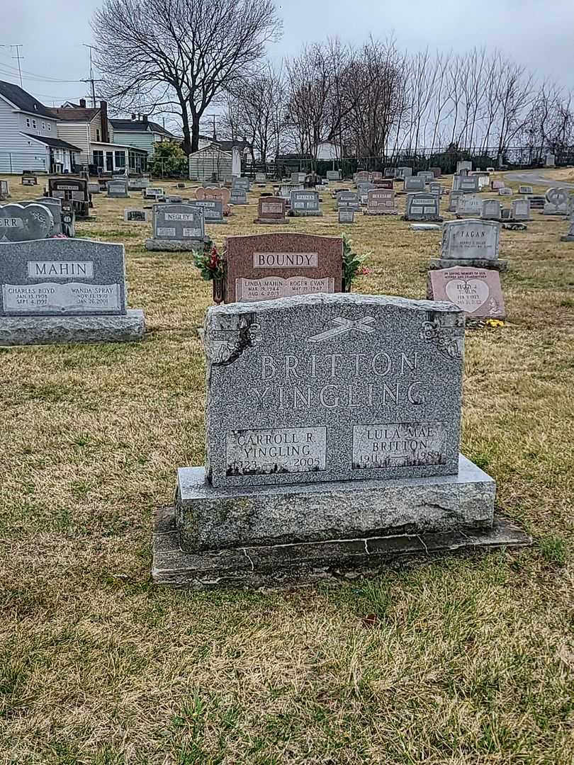 Carroll R. Yingling's grave. Photo 2