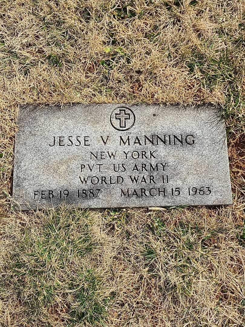 Jesse V. Manning's grave. Photo 3