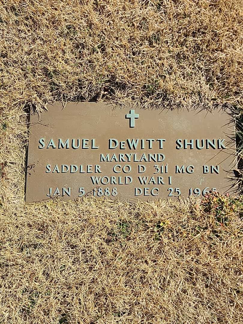 Samuel DeWitt Shunk's grave. Photo 3
