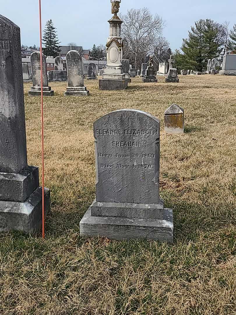 Eleanor Elizabeth Sheahan's grave. Photo 1