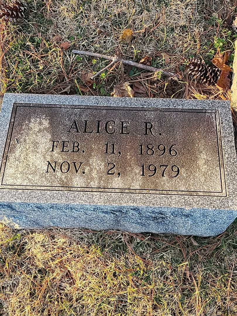 Alice R. Haines's grave. Photo 3