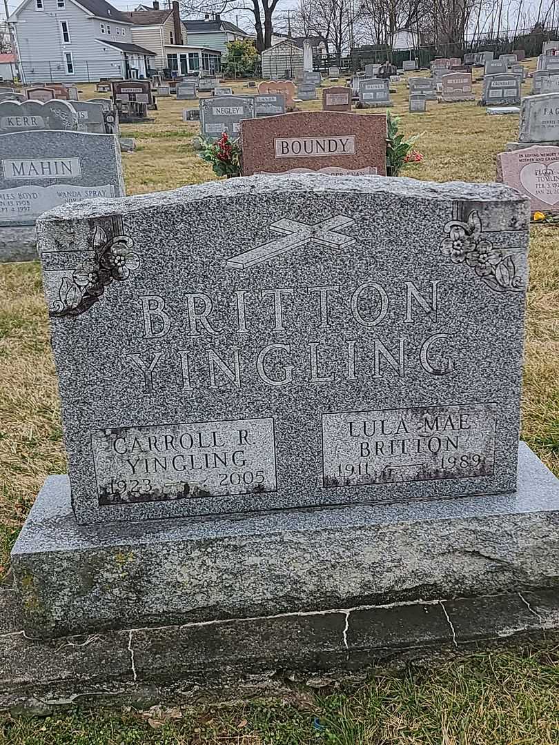 Carroll R. Yingling's grave. Photo 1