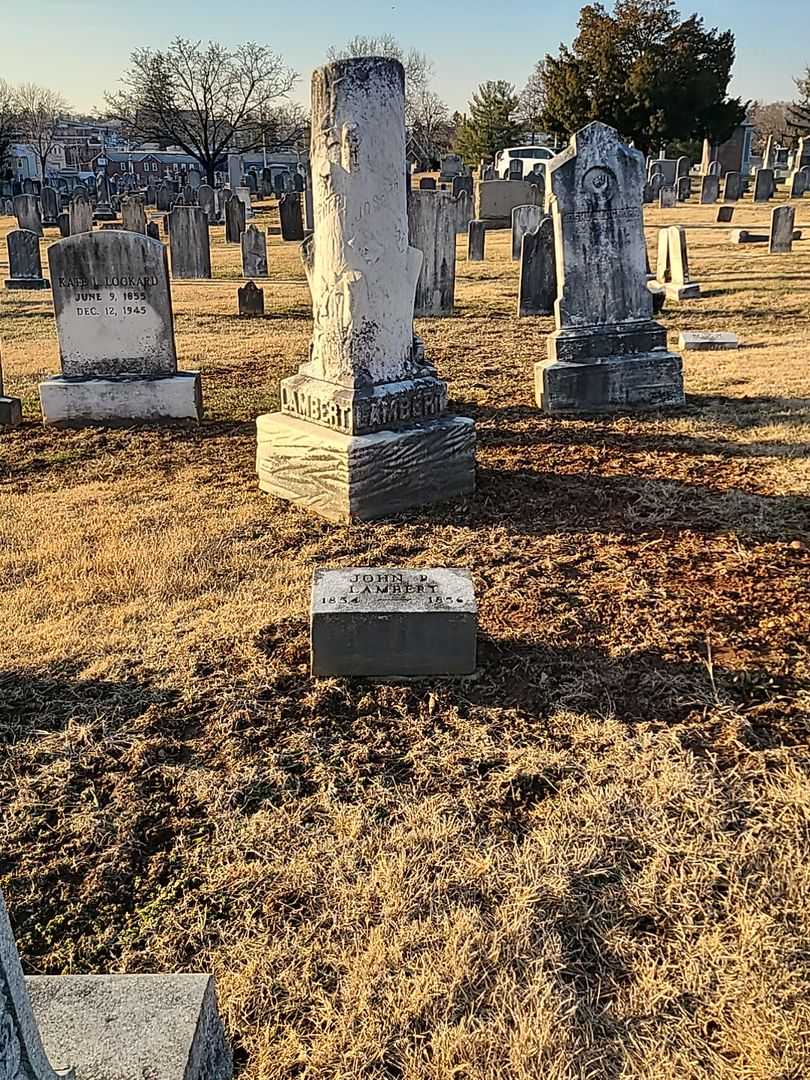 John R. Lambert's grave. Photo 2