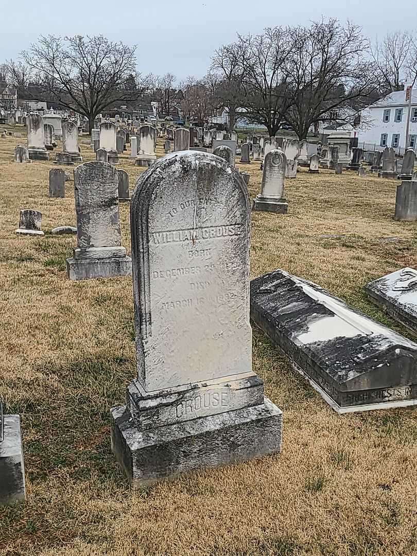 William Crouse's grave. Photo 2