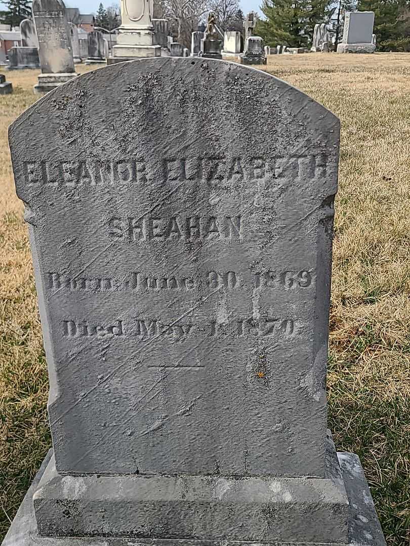 Eleanor Elizabeth Sheahan's grave. Photo 2