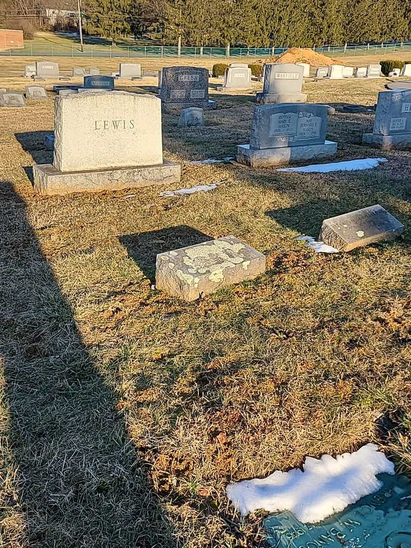 Katharine Toadvin Lewis's grave. Photo 2