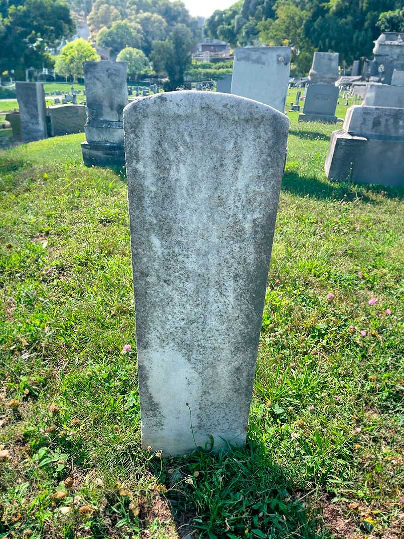 David Zentz's grave. Photo 3