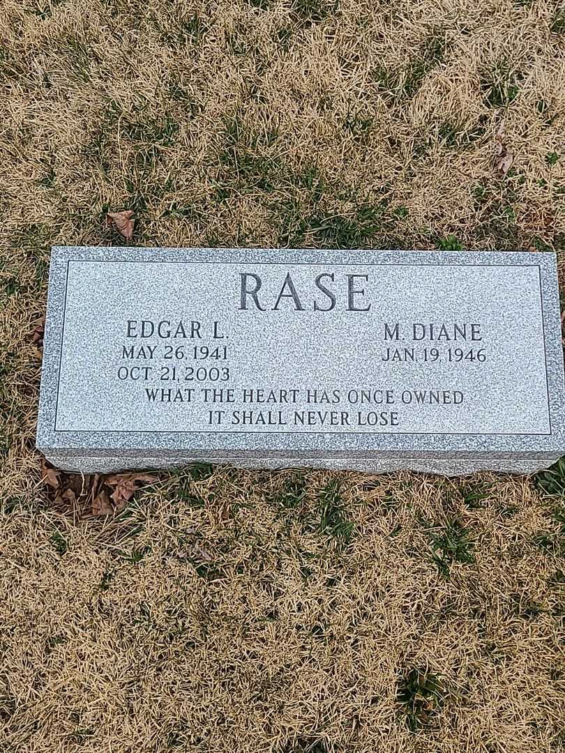 Edgar L. Rase's grave. Photo 3