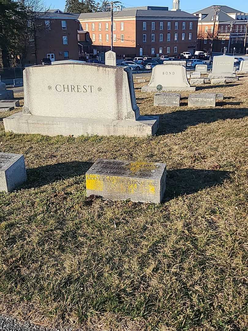 Edward A. Chrest's grave. Photo 2