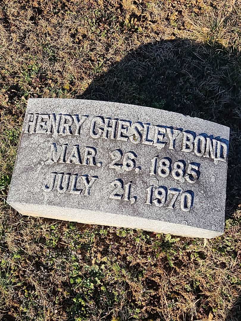 Henry Chesley Bond's grave. Photo 3