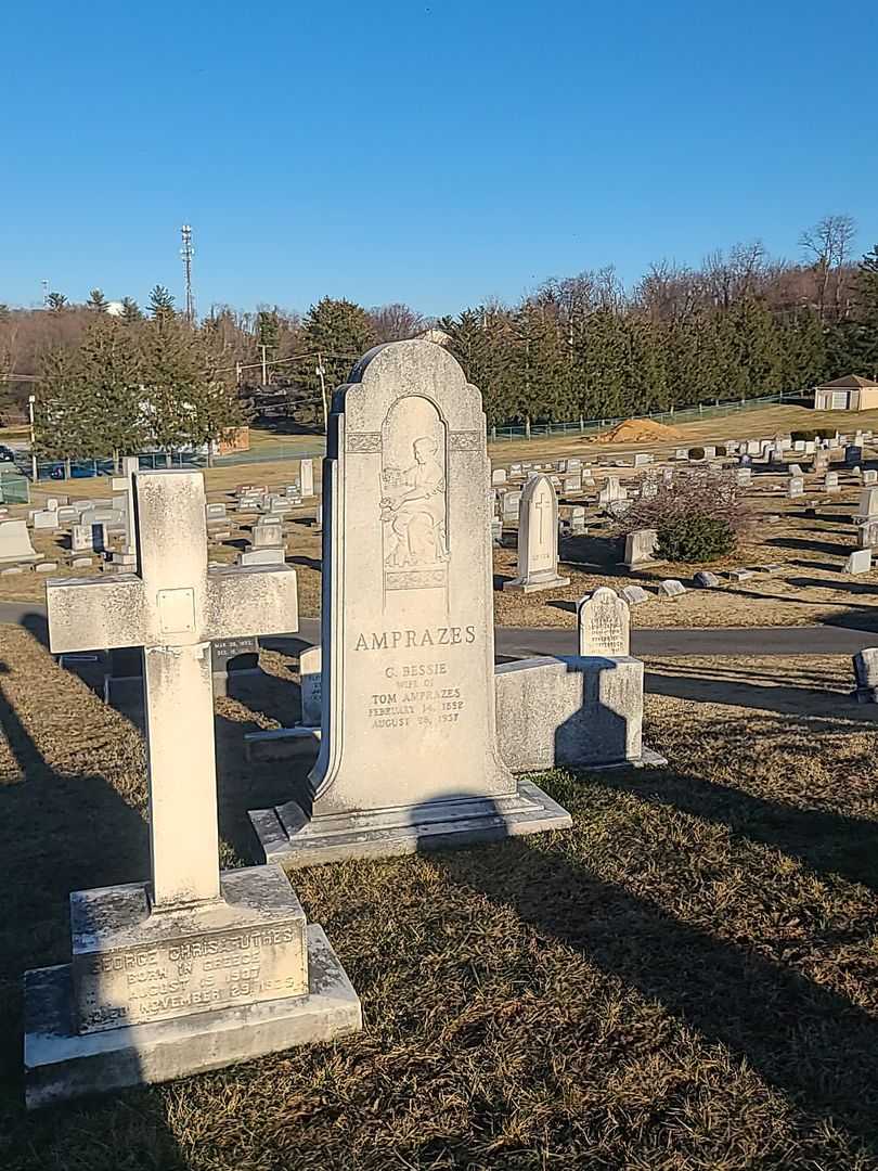 C. Bessie Amprazes's grave. Photo 2