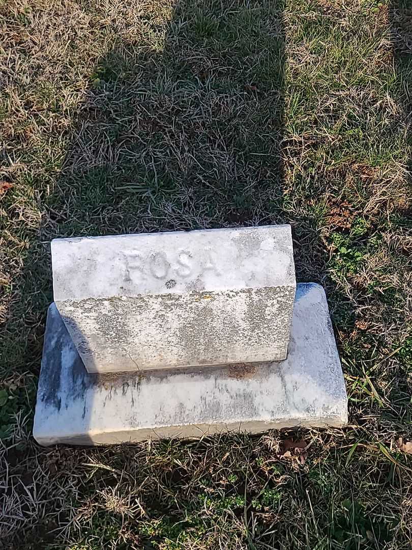 Rosa E. Sheets's grave. Photo 3