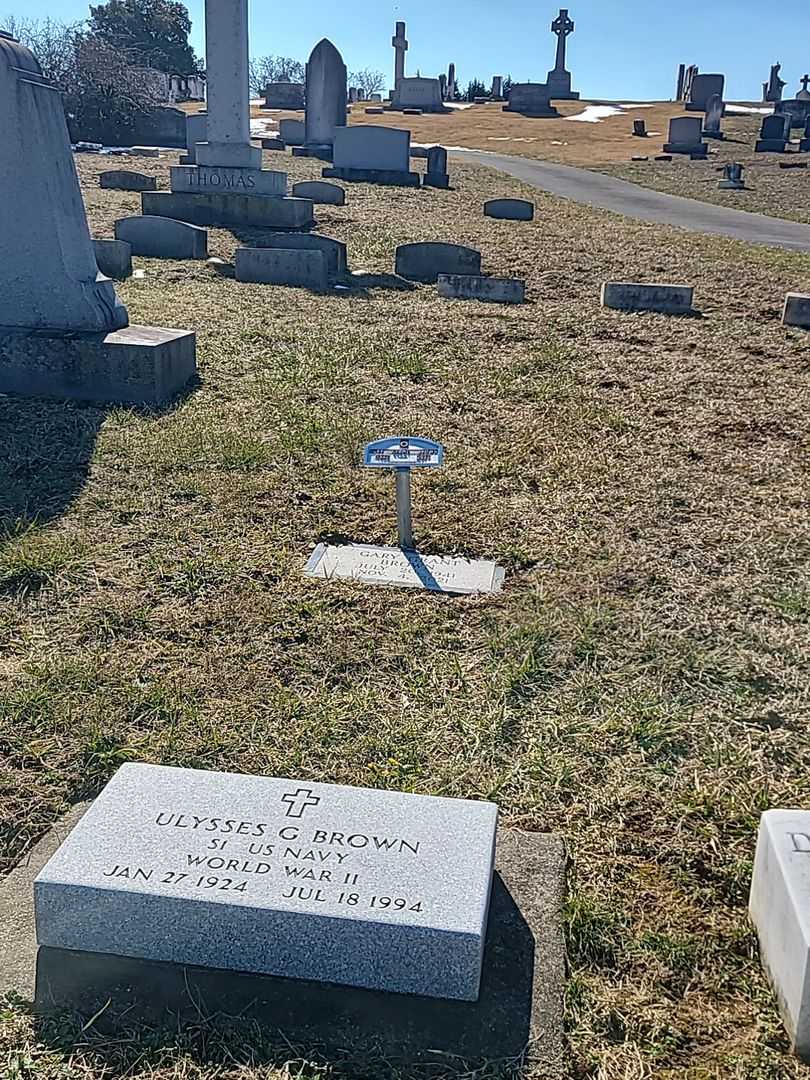 Gary Grant Brown's grave. Photo 2