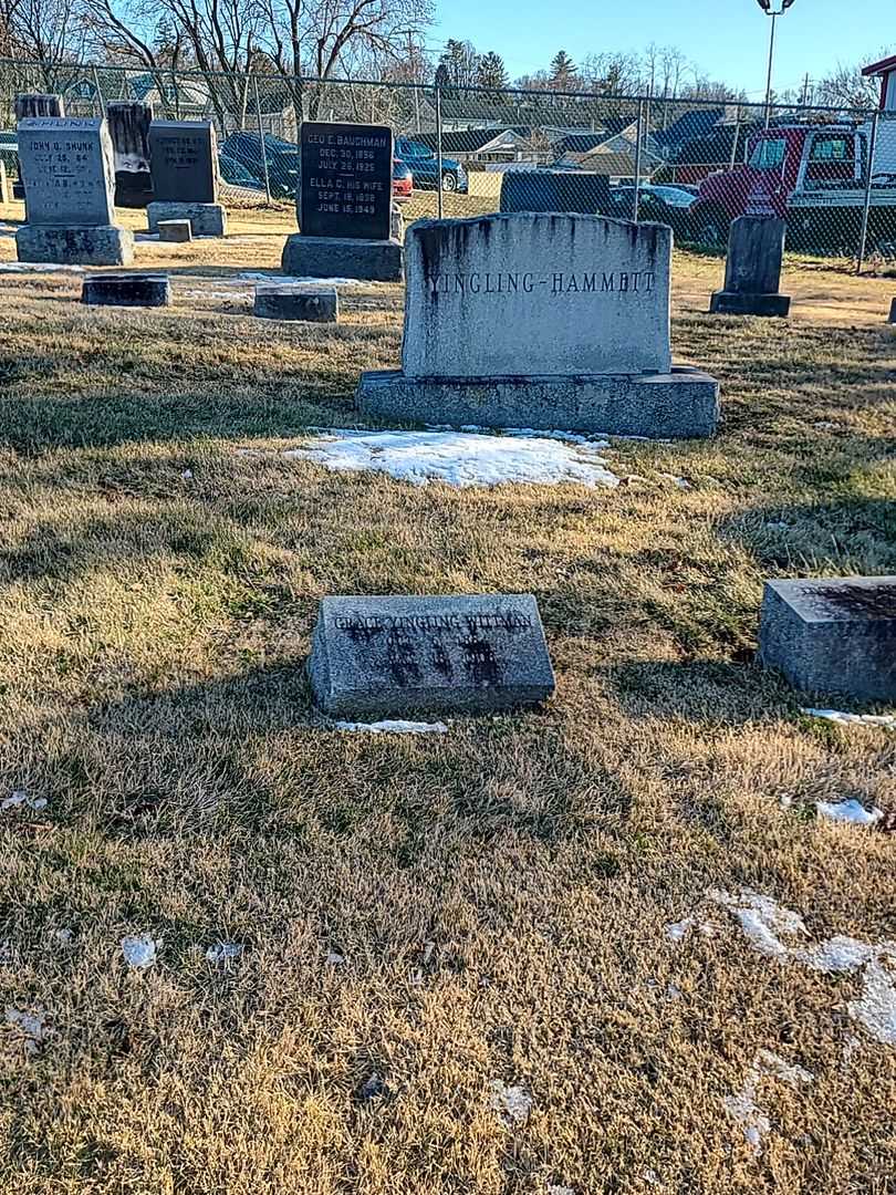 Grace Yingling Wittman's grave. Photo 2