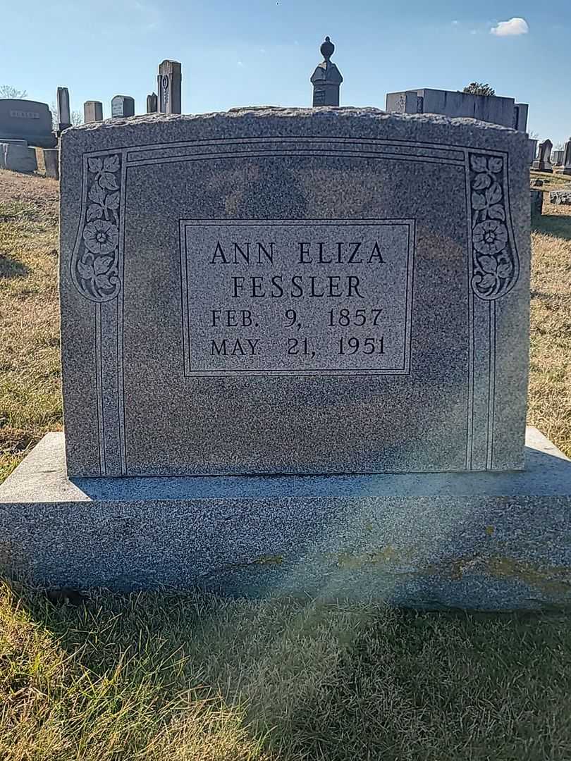 Ann Eliza Fessler's grave. Photo 3