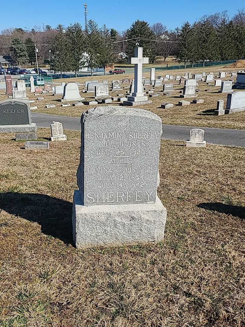 Benjamin F. Sherfey's grave. Photo 2