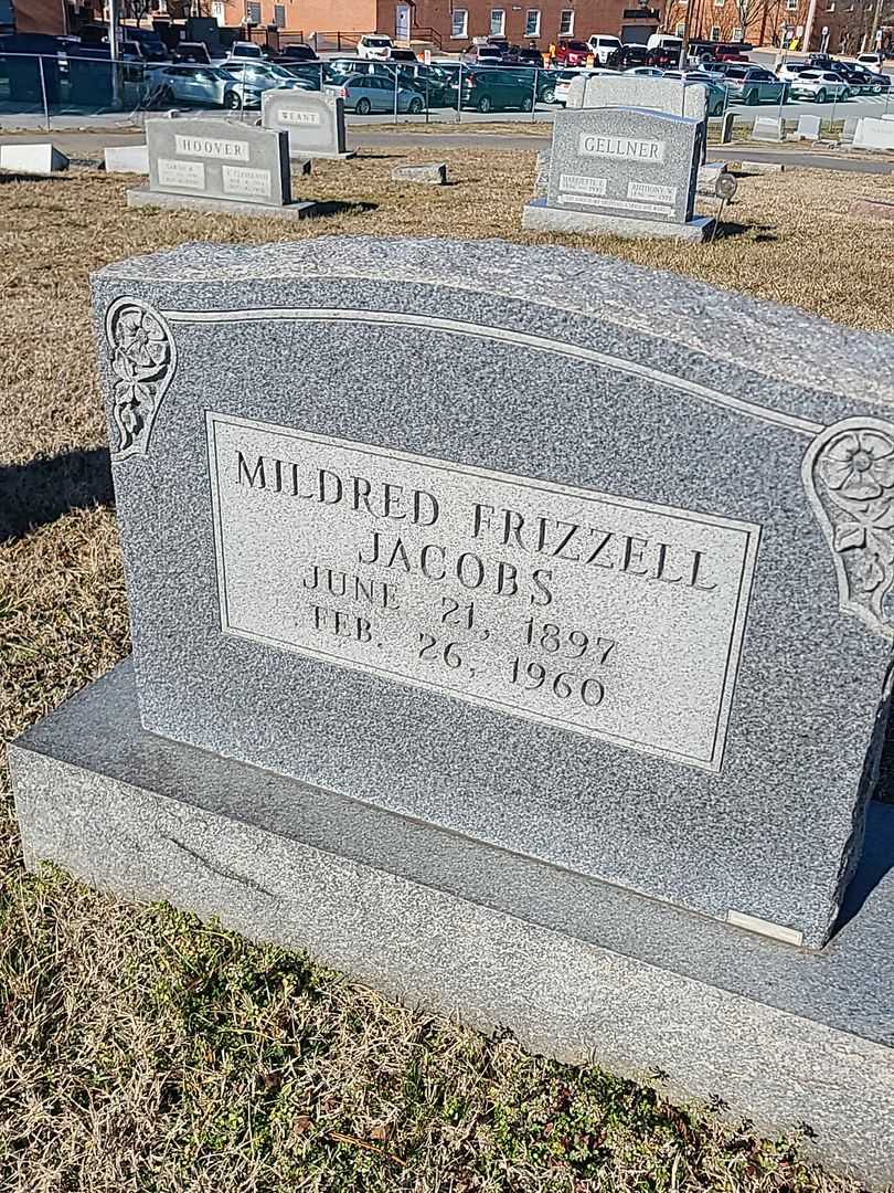 Mildred Frizzell Jacobs's grave. Photo 3