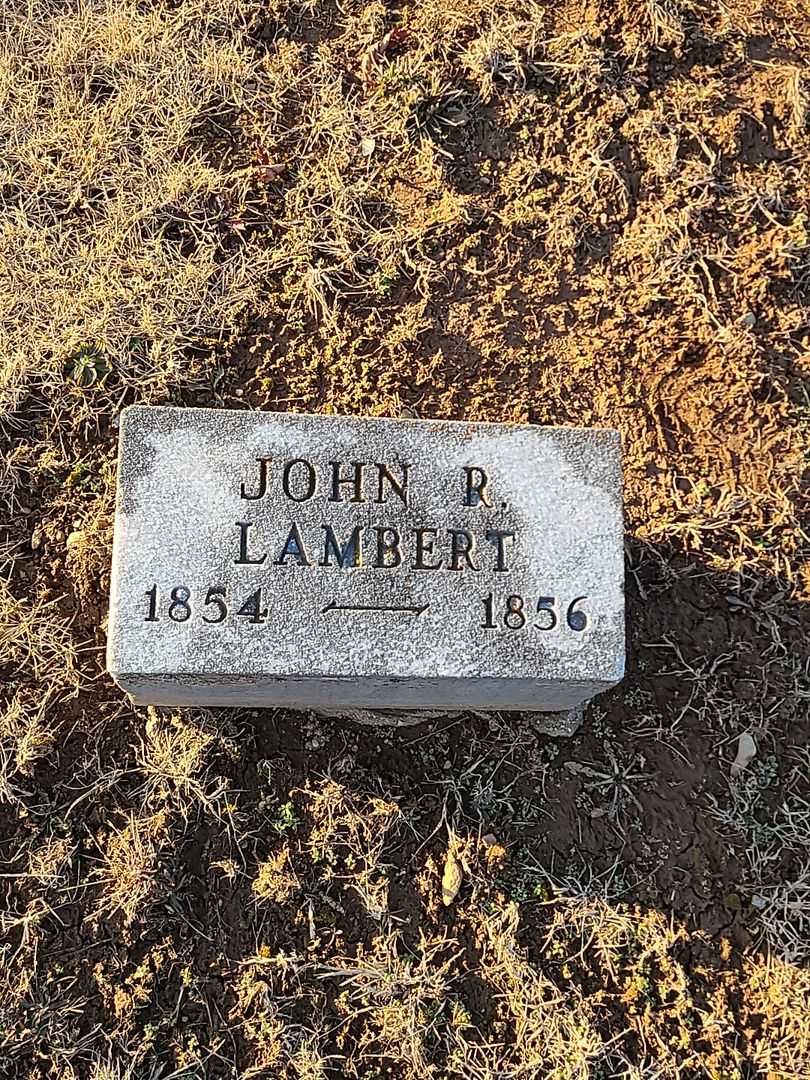 John R. Lambert's grave. Photo 3