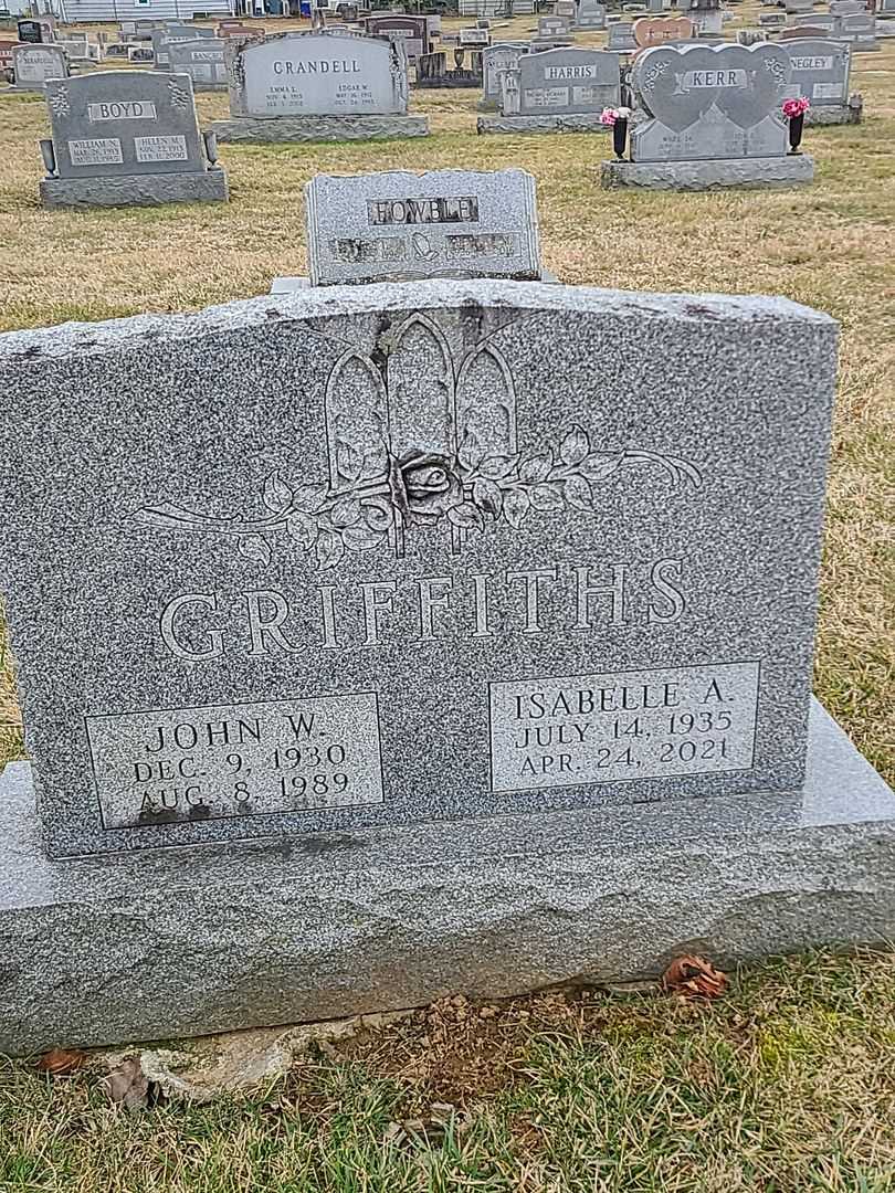 John W. Griffiths's grave. Photo 1
