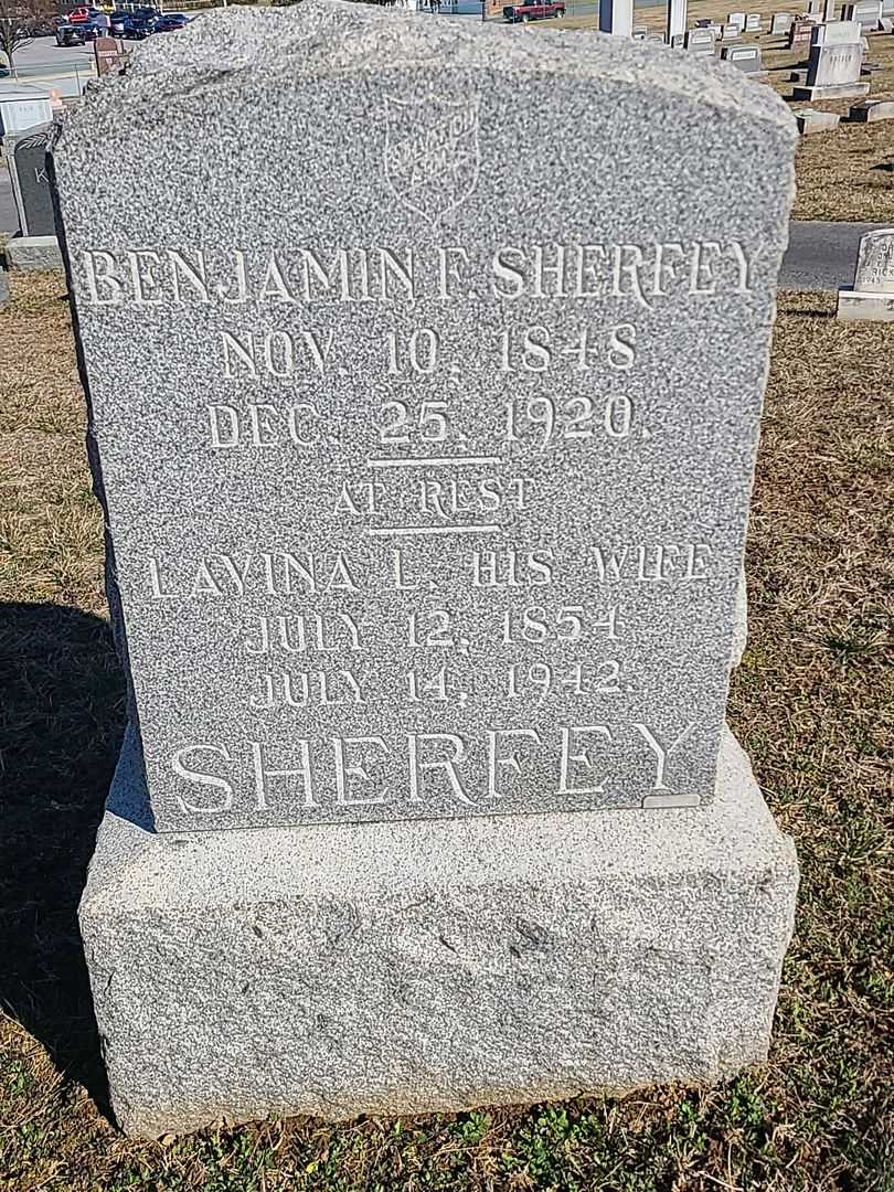 Benjamin F. Sherfey's grave. Photo 3