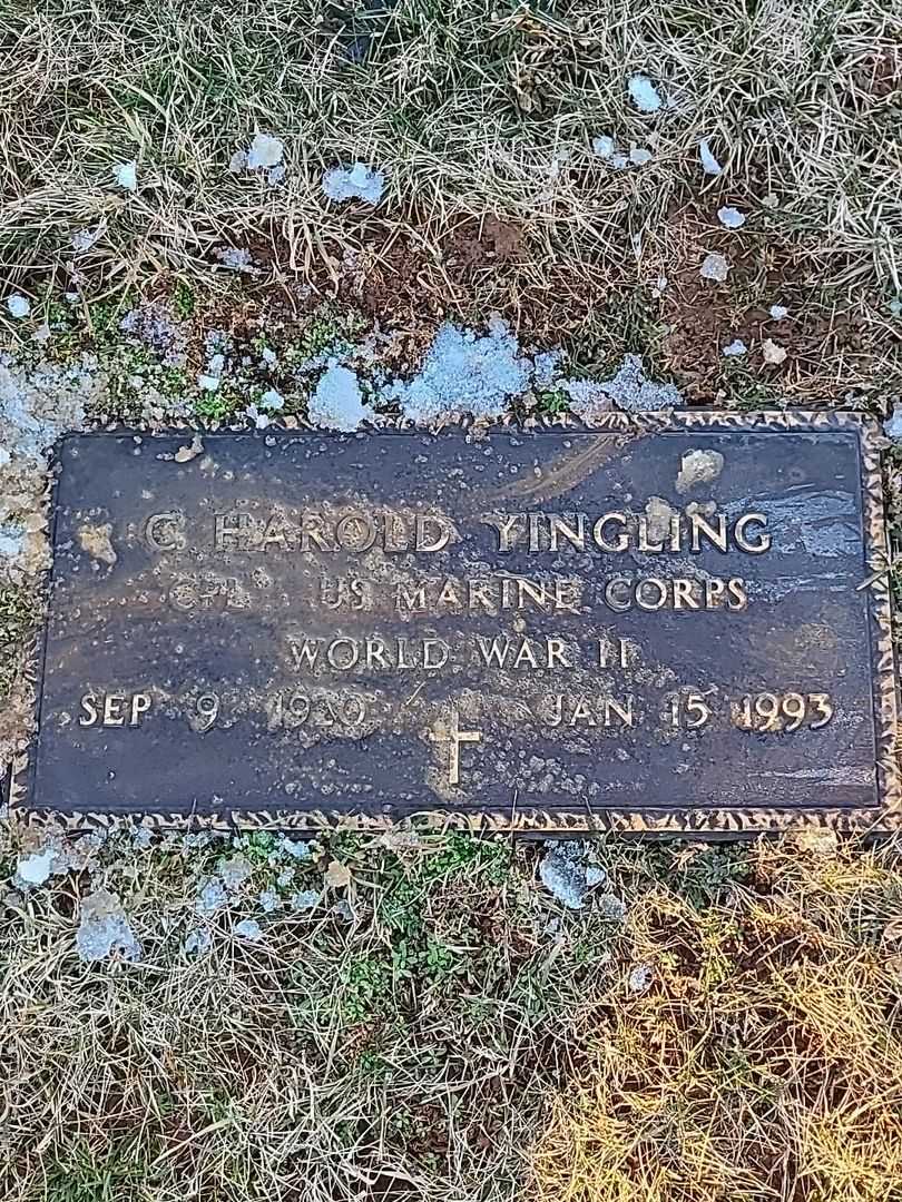 C. Harold Yingling's grave. Photo 4