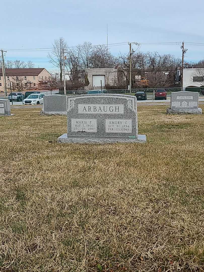 Emory Conrad Arbaugh's grave. Photo 2