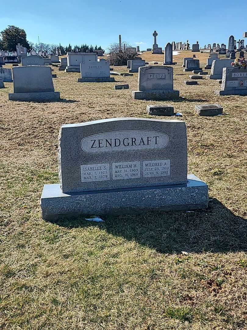 William Henry Zendgraft's grave. Photo 2