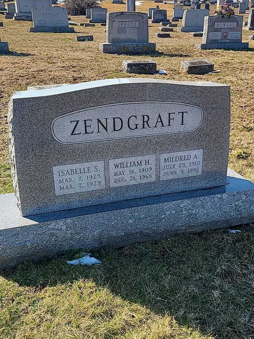William Henry Zendgraft's grave. Photo 3
