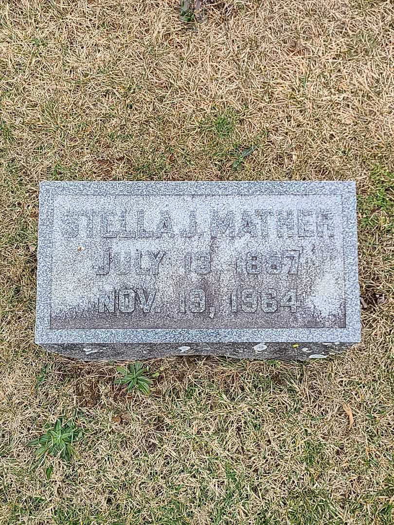Stella J. Mather's grave. Photo 3