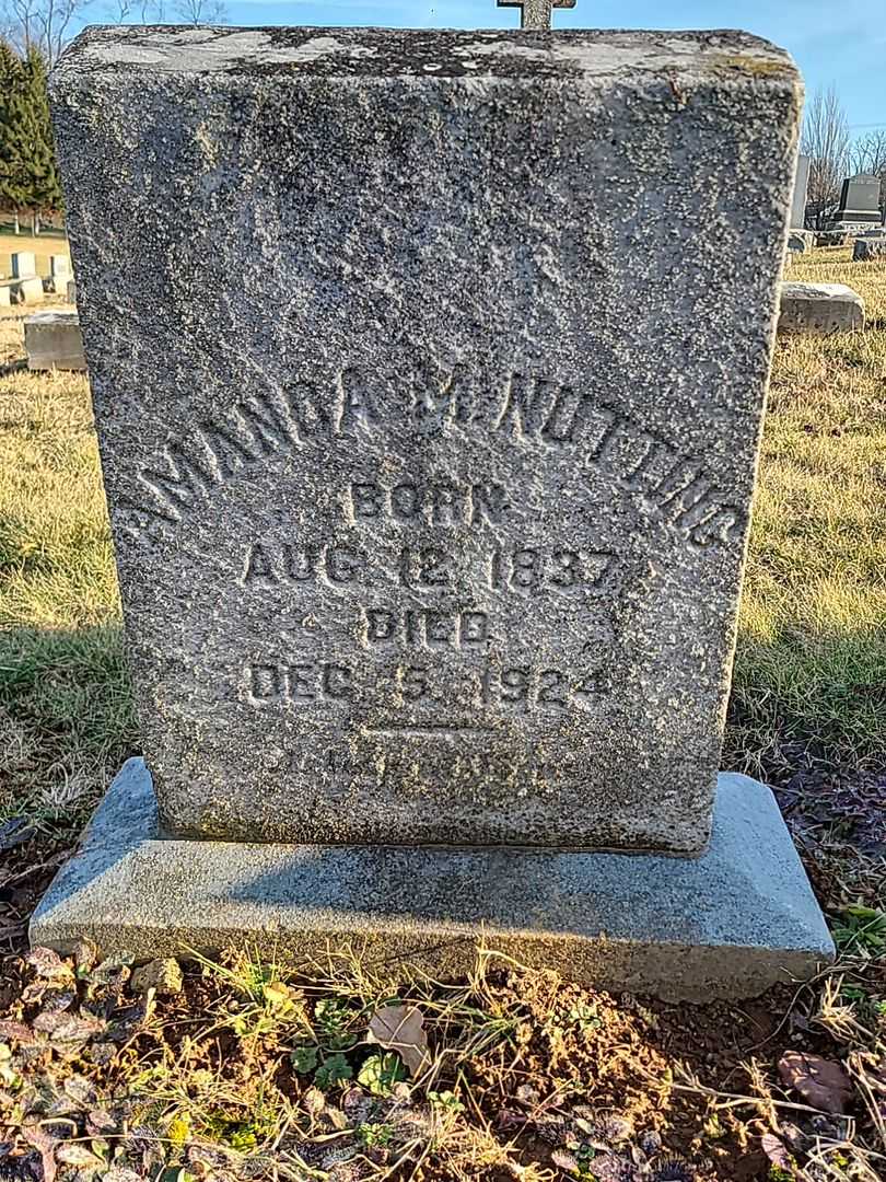 Amanda M. Nutting's grave. Photo 3