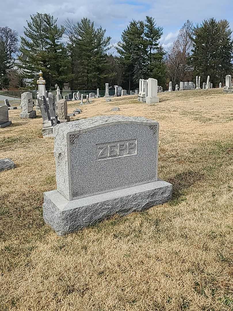 Thomas Zepp's grave. Photo 1