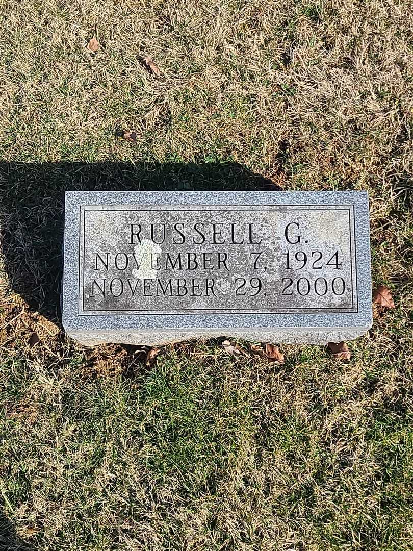 Russell G. Green's grave. Photo 3