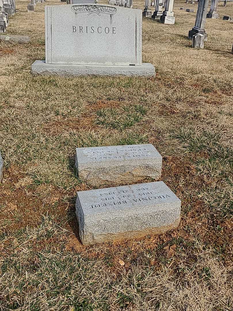 James Francis Briscoe's grave. Photo 2