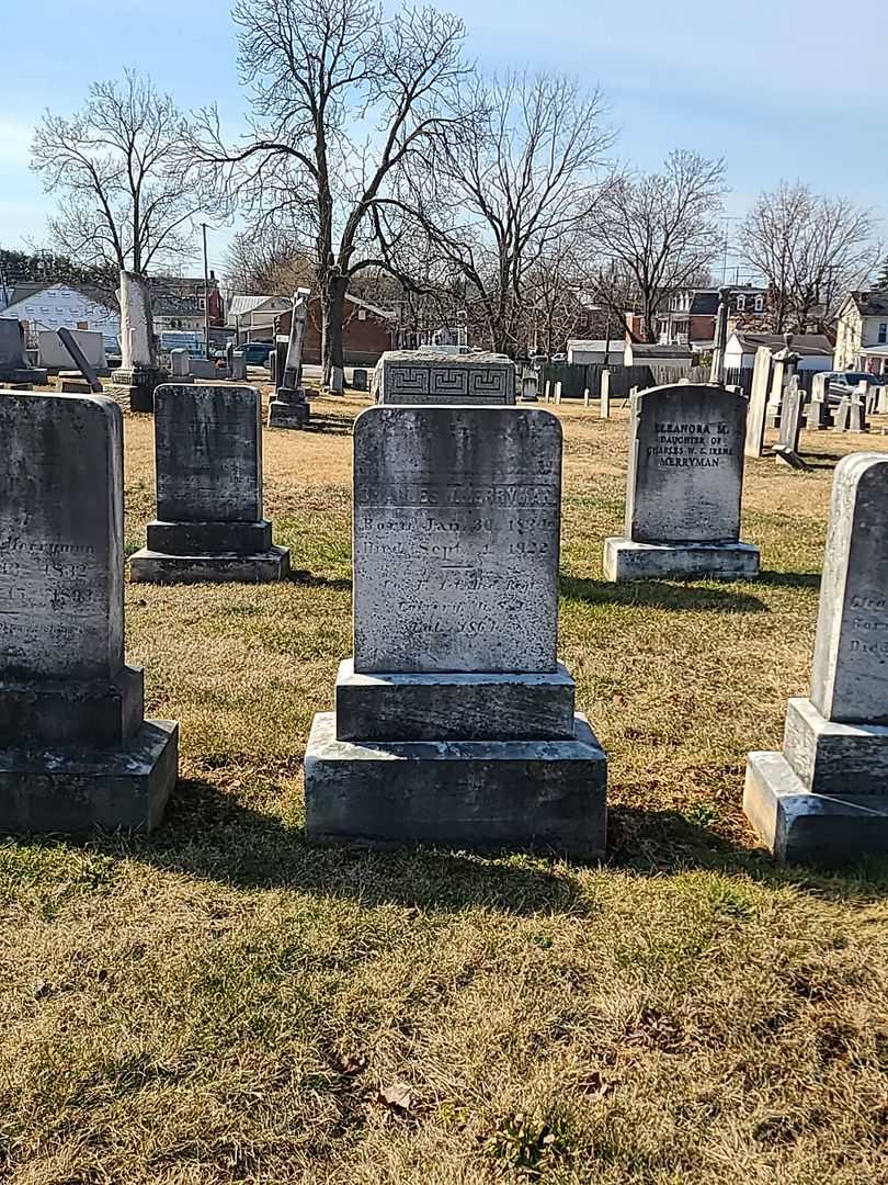 Charles W. Merryman's grave. Photo 2