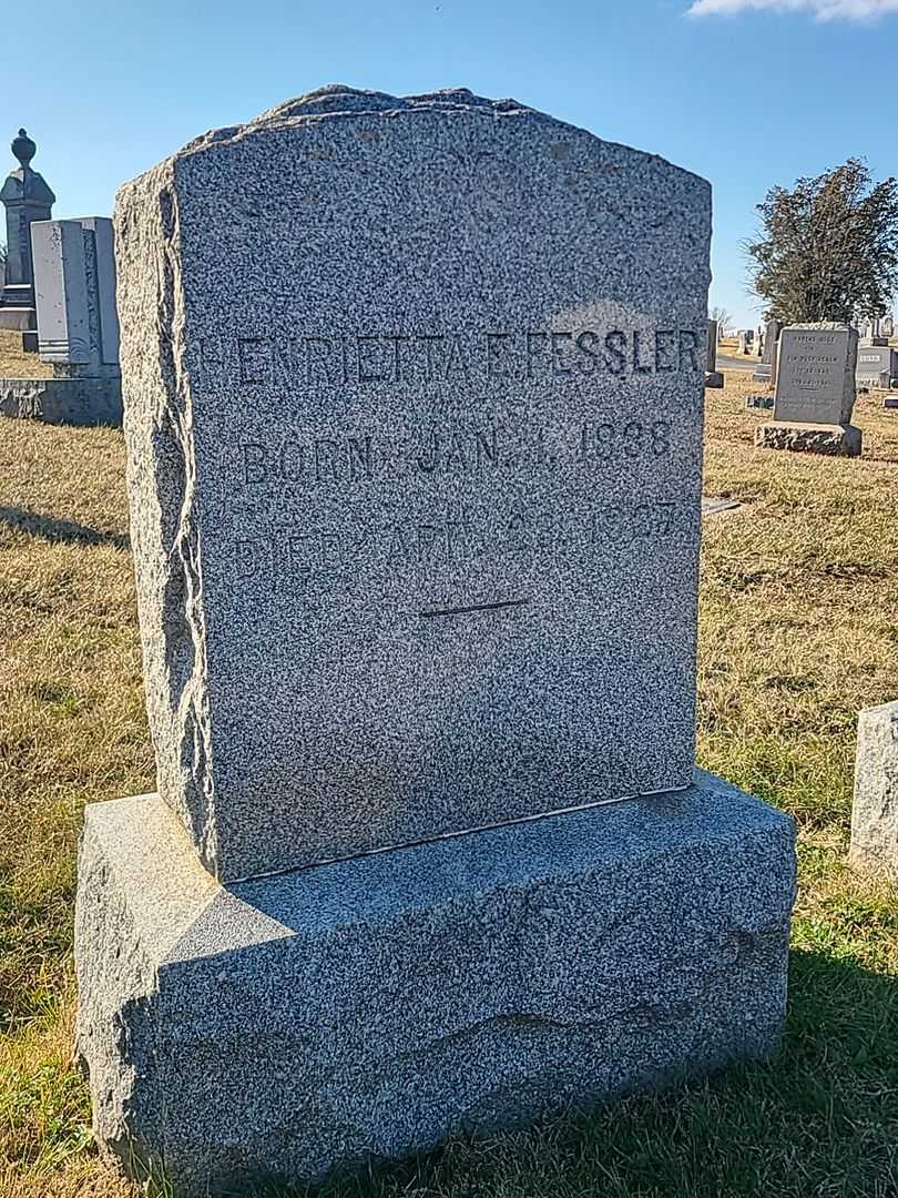 Henrietta E. Fessler's grave. Photo 2