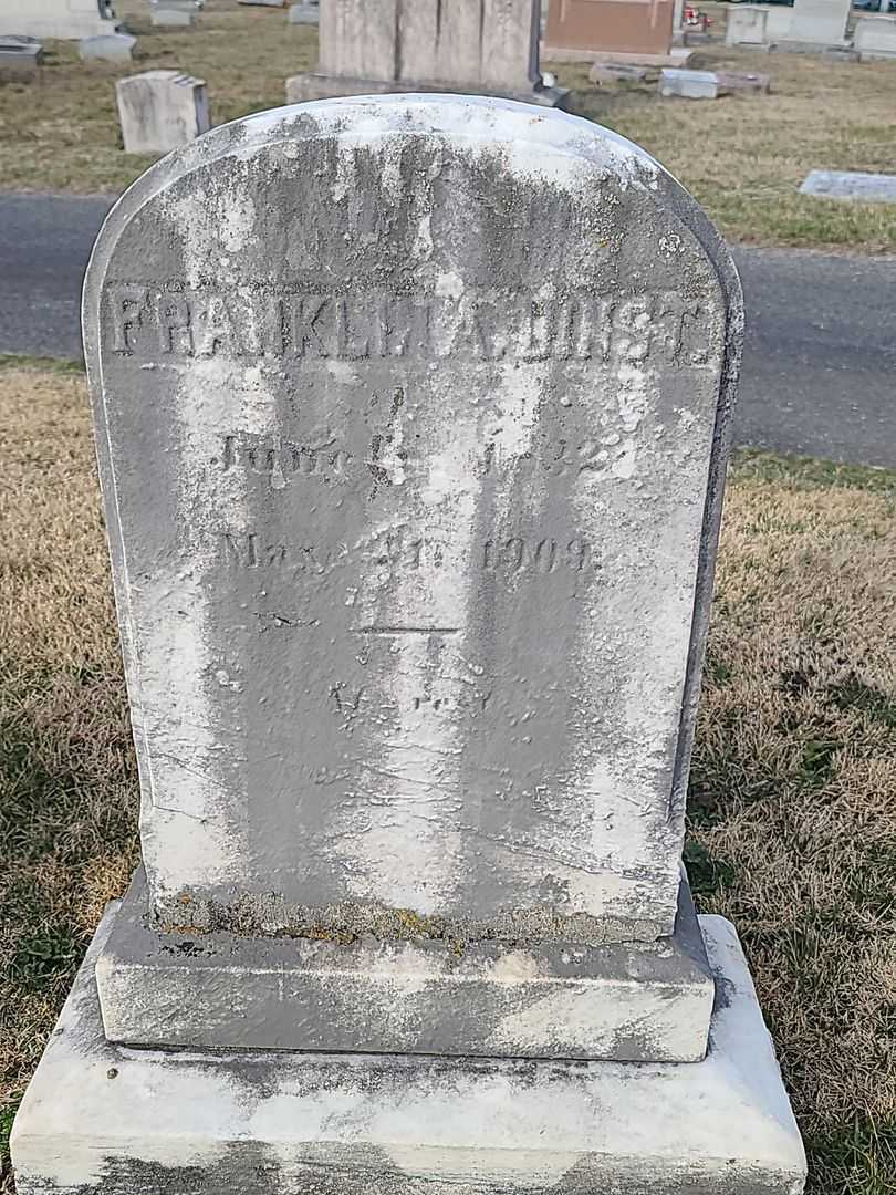 Franklin A. Dinst's grave. Photo 3